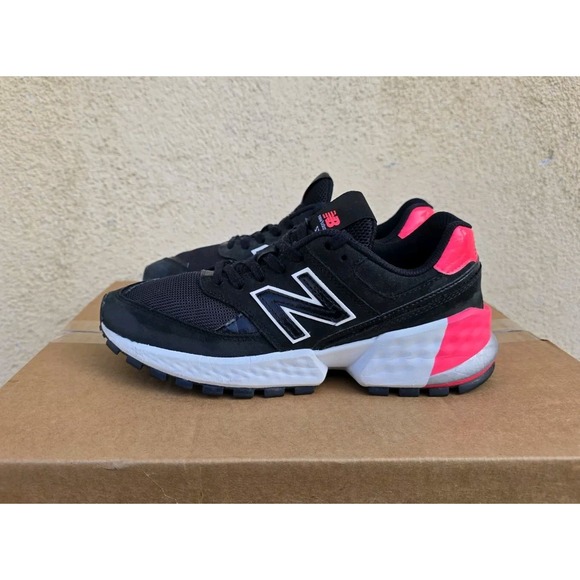 New Balance 574 Black Pink Womens Size 8 Athletic Shoes Sneakers WS574FGB - Picture 6 of 12